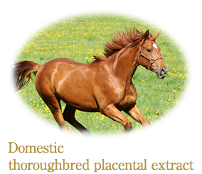 Domestic thoroughbred placental extract